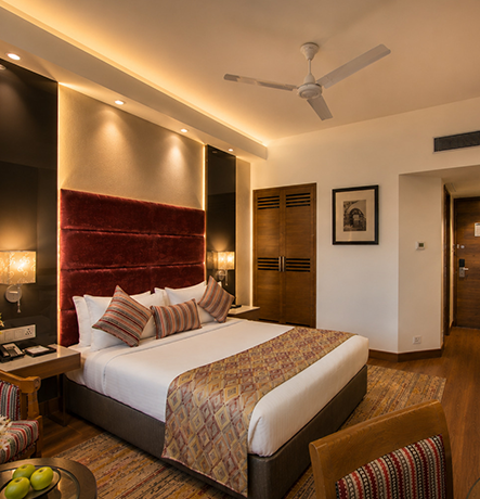 Ideal for the budget traveler, the Mauryan chamber rooms offer all requisite room facilities. The rooms are simple in design and décor.…